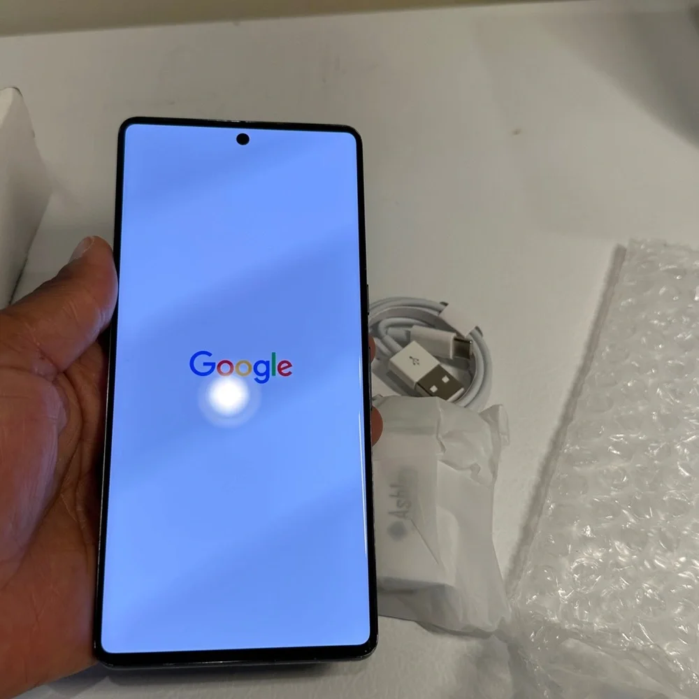 Sleek Black Smartphone Google pixel 7 Pro 128gb unlocked